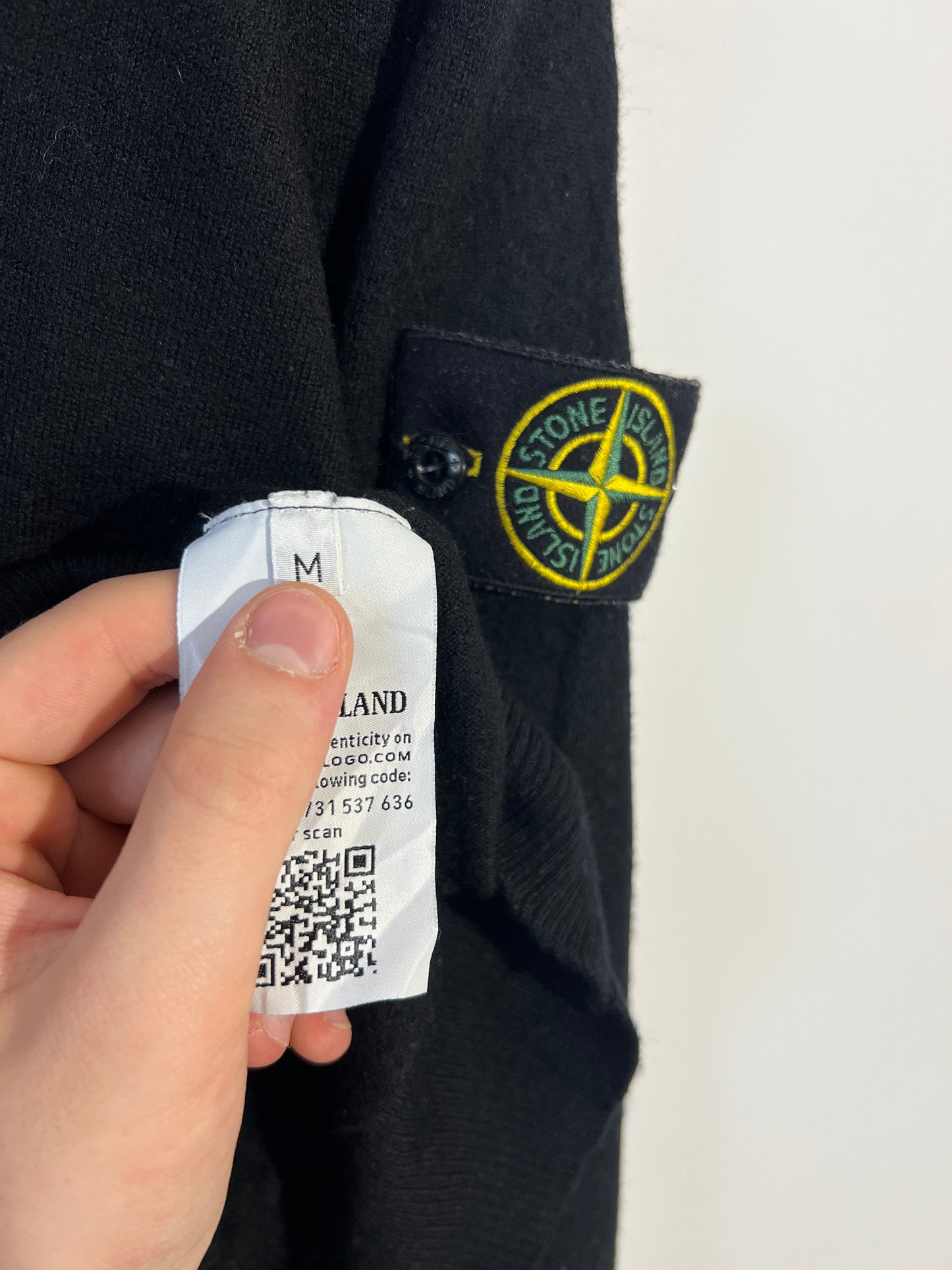 Maglione nero Stone Island - Taglia S