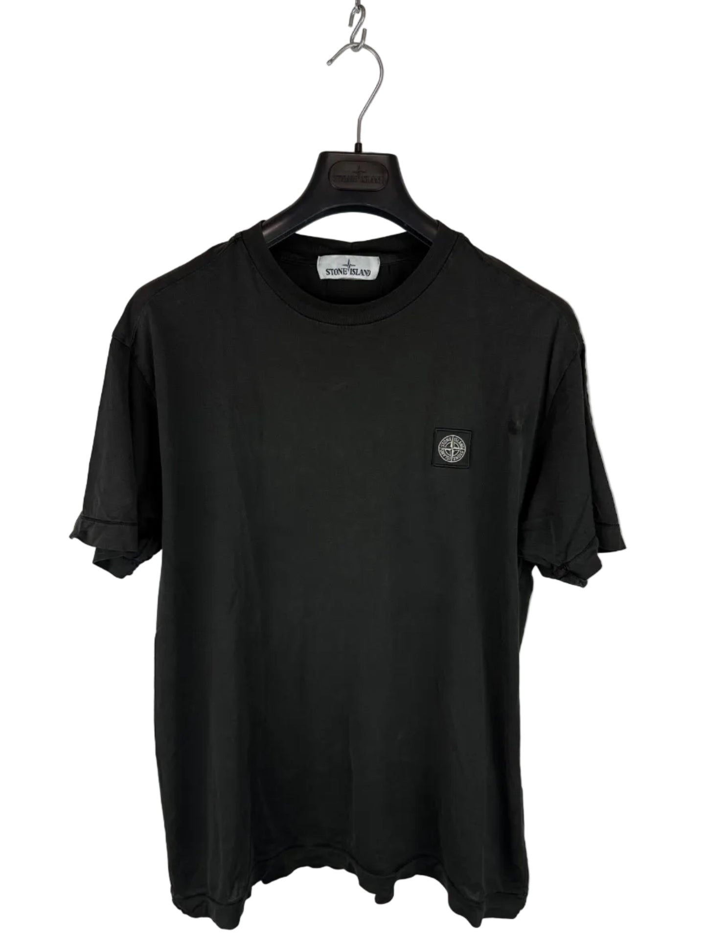 T-shirt nera Stone Island - Taglia L