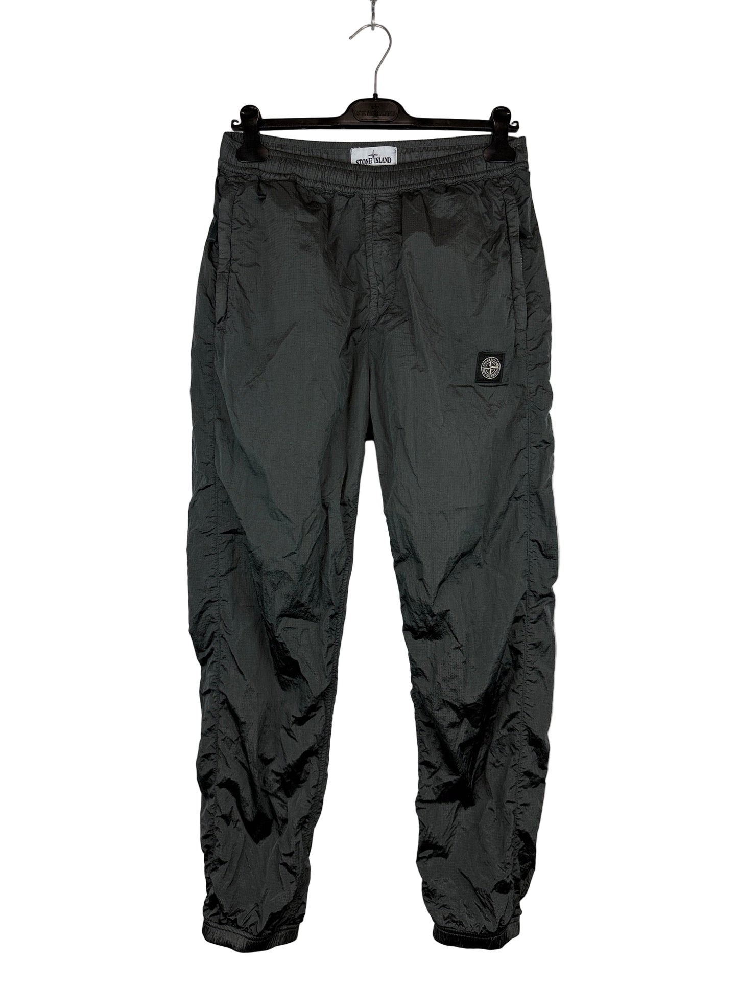 Pantaloni argentati in Nylon Metal Stone Island - Taglia S