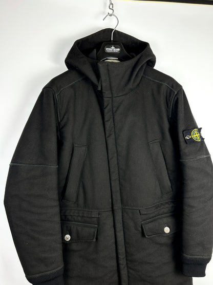 Giacca nera Stone Island "Panno-R 4L Stretch" - Taglia L