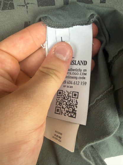 T-shirt verde Stone Island - Taglia L