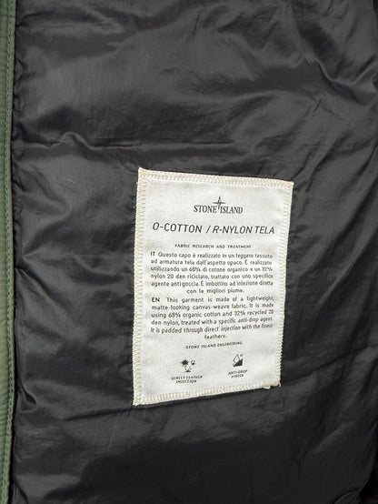 Giacca verde 0-Cotton / R-Nylon Tela Stone Island - Taglia 3XL