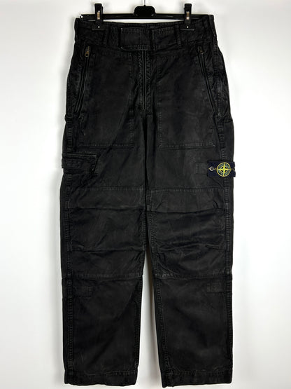 Pantaloni parachute neri Paul Harvey Stone Island - Taglia 48
