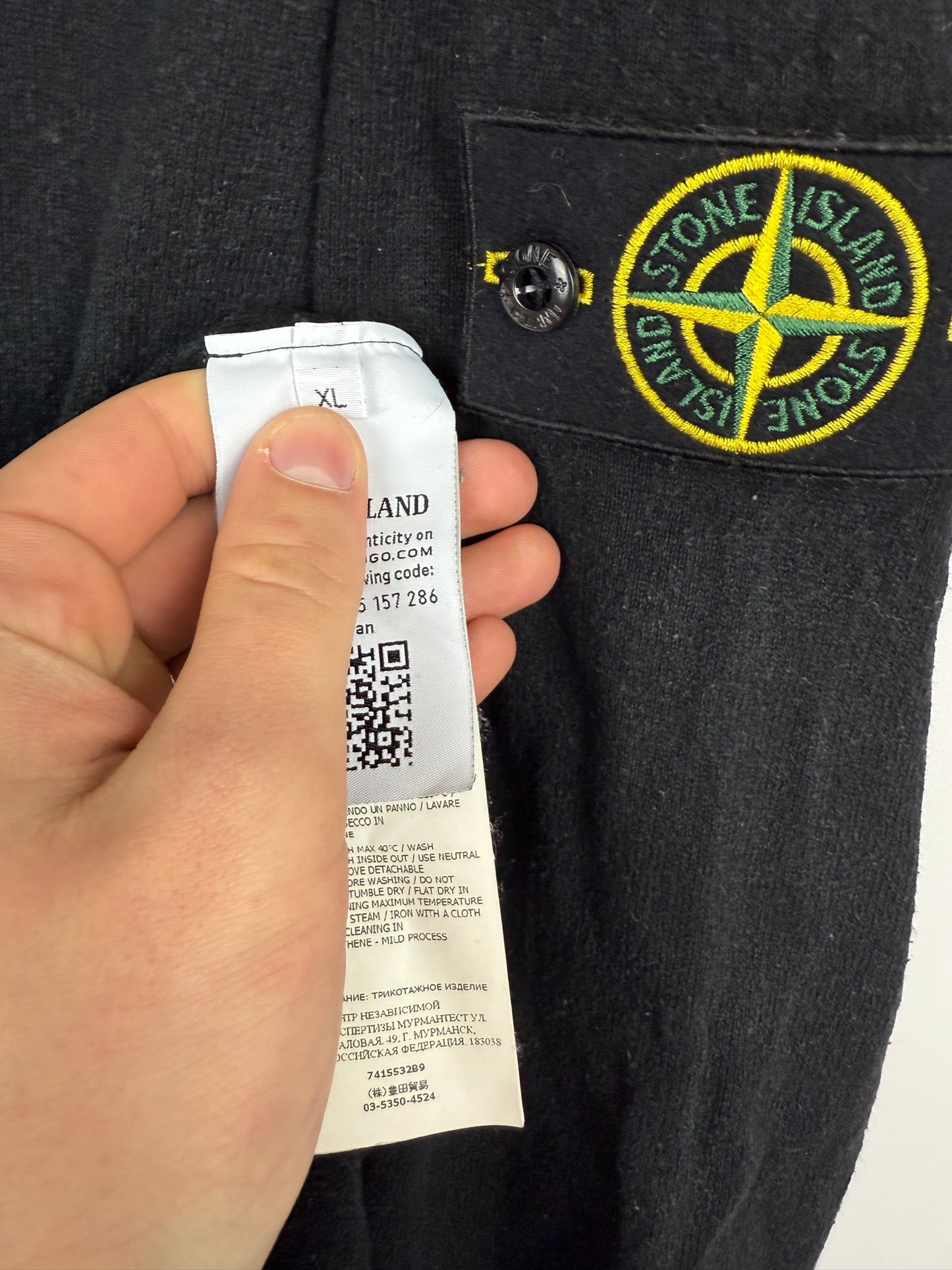 Maglione nero Stone Island - Taglia XL