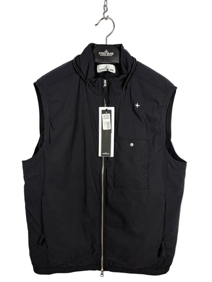 Giacca smanicato nera Stone Island Stellina Capo Campionario (nuovo con cartellino) - Taglia L