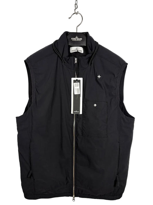 Giacca smanicato nera Stone Island Stellina Capo Campionario (nuovo con cartellino) - Taglia L