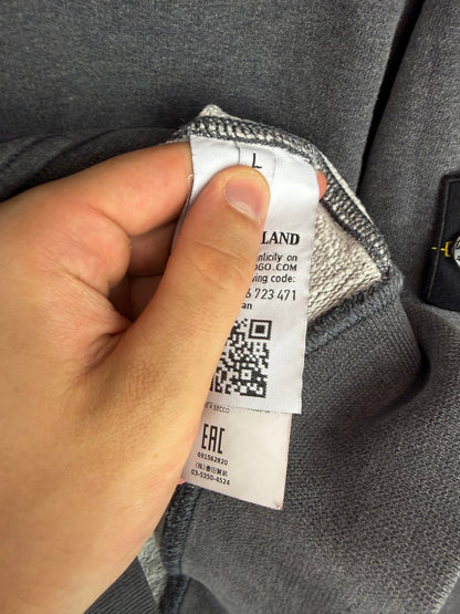 Felpa grigia con cappuccio Stone Island - Taglia L