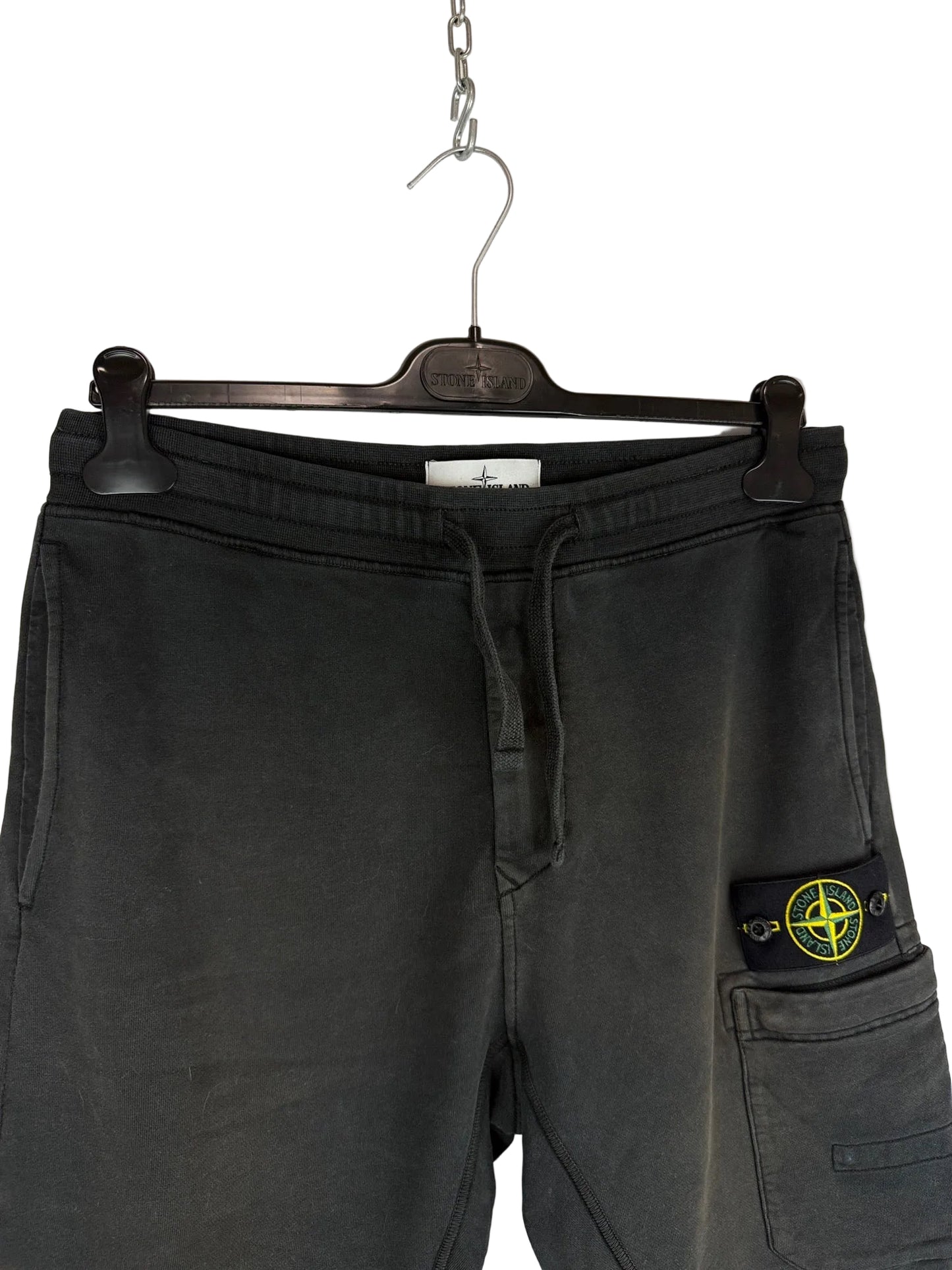 Pantaloncini di tuta neri Stone Island - Taglia S