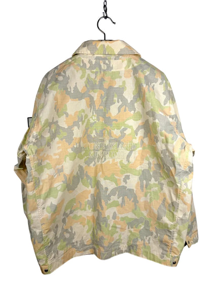 Supreme X Stone Island Camo Cotton Ripstop Reactive Ice Jacket (nuova con cartellino) - Taglia M