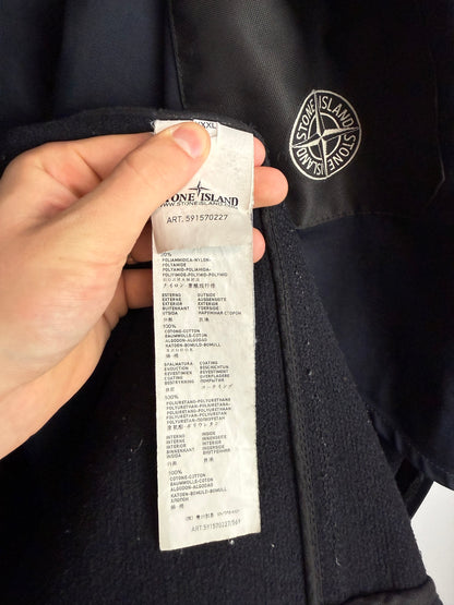 Giacca Montgomery Panno Speciale Mussola Gommata Stone Island - Taglia 3XL