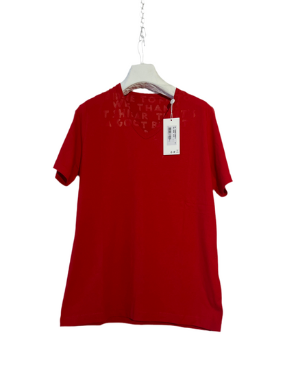 T-shirt rossa Maison Martin Margiela (nuova con cartellino) - Taglia L