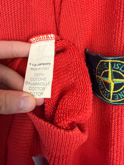 Maglione rosso Vintage Stone Island - Taglia L