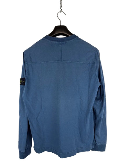 Maglioncino blu con scollo a V Stone Island - Taglia XL