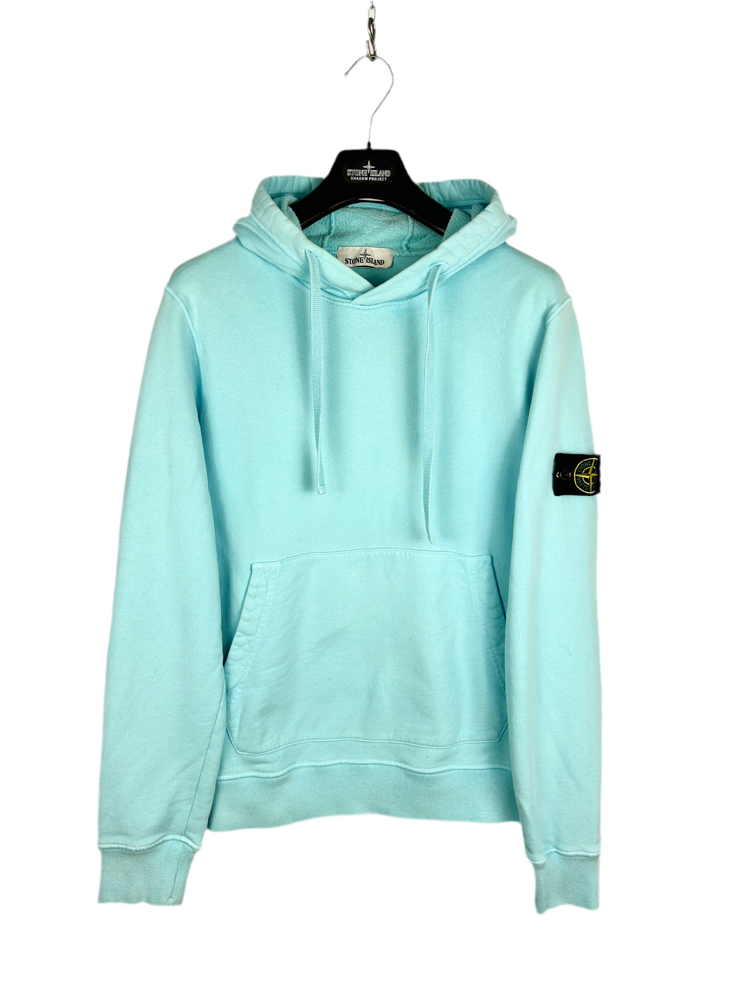 Felpa con cappuccio azzurra Stone Island - Taglia S