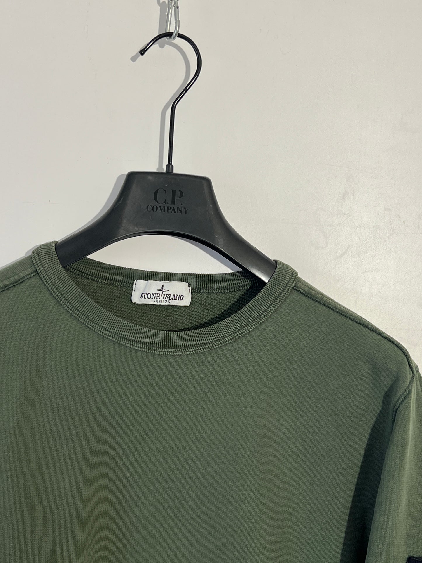 Felpa verde Stone Island - Taglia Junior 14 anni