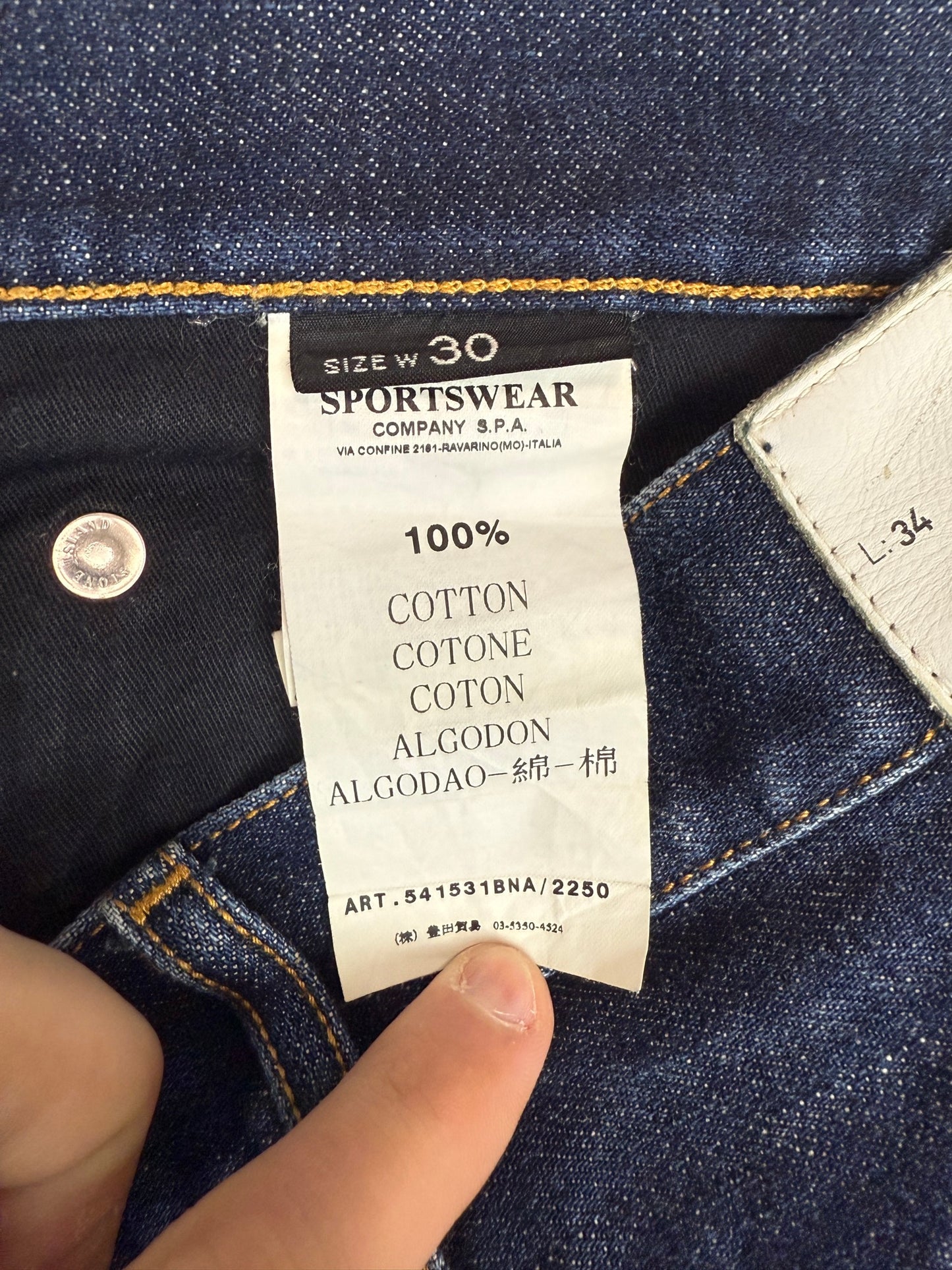 Jeans Vintage blu Stone Island - Taglia W30