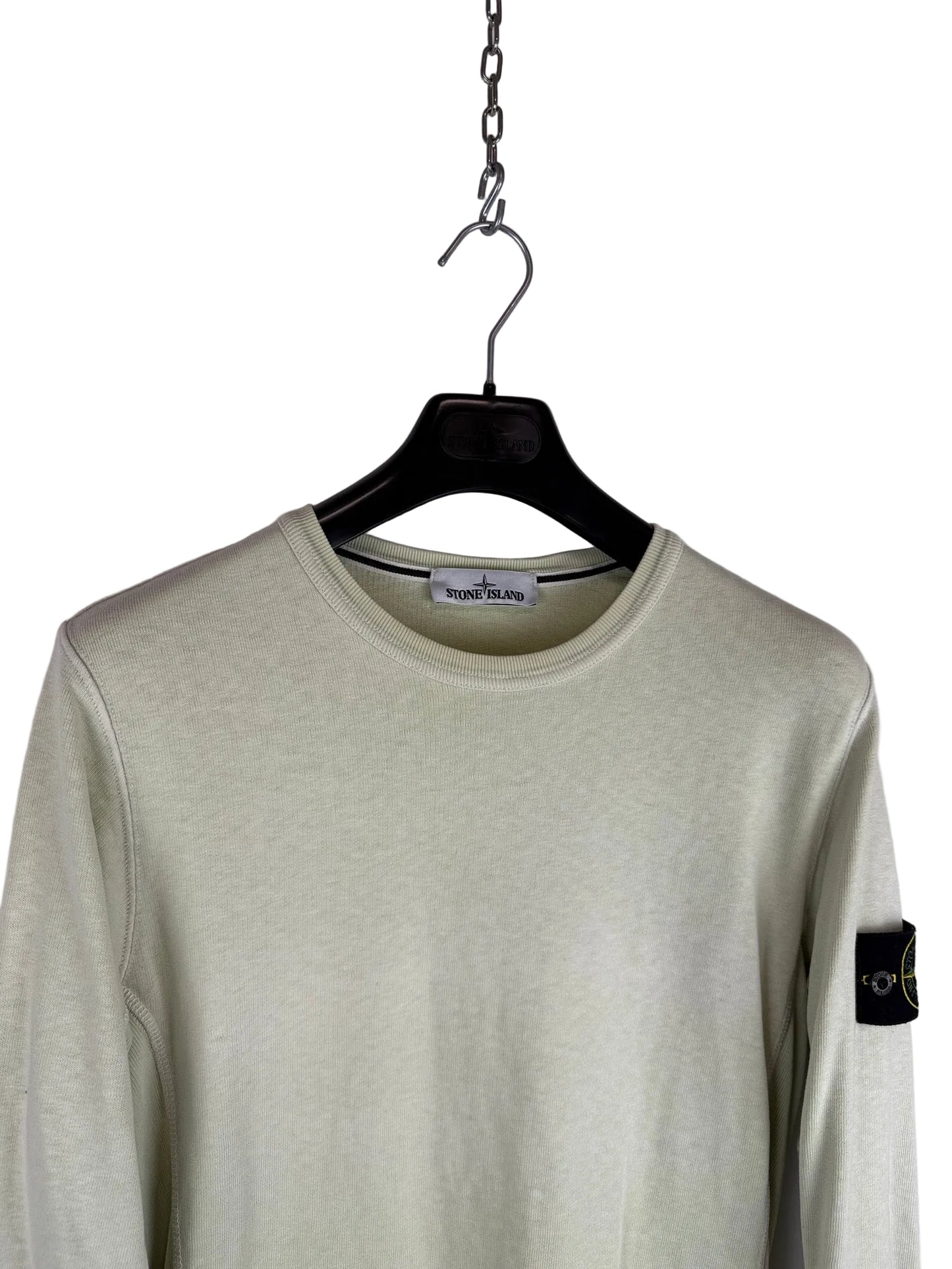 Felpa verde salvia Stone Island - Taglia S