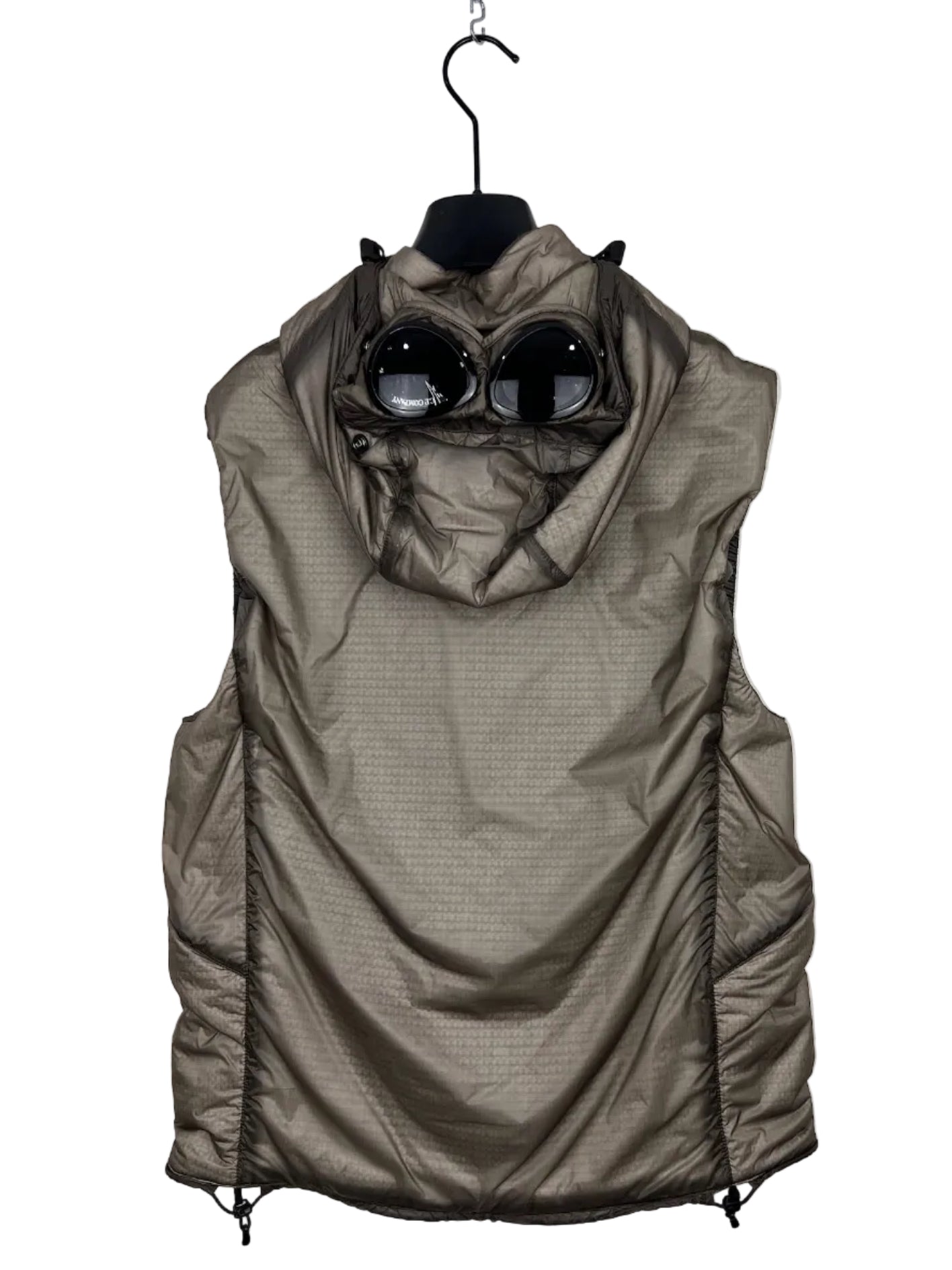 Giacca smanicato Goggle Nada Shell con chiusura a zip C.P. Company (nuova con cartellino) - Taglia S