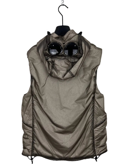 Giacca smanicato Goggle Nada Shell con chiusura a zip C.P. Company (nuova con cartellino) - Taglia S
