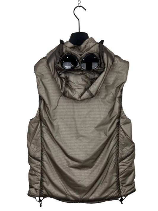 Giacca smanicato Goggle Nada Shell con chiusura a zip C.P. Company (nuova con cartellino) - Taglia S