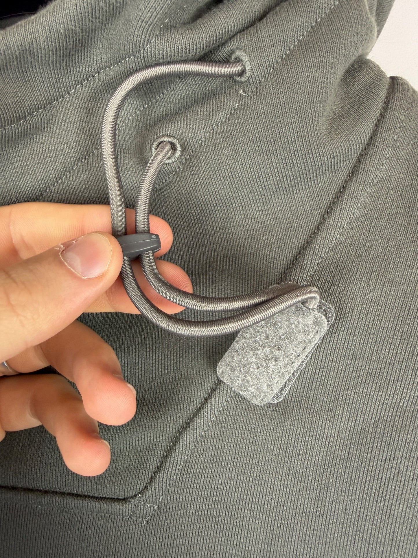 Felpa Ghost grigia con cappuccio regolabile Stone Island - Taglia M