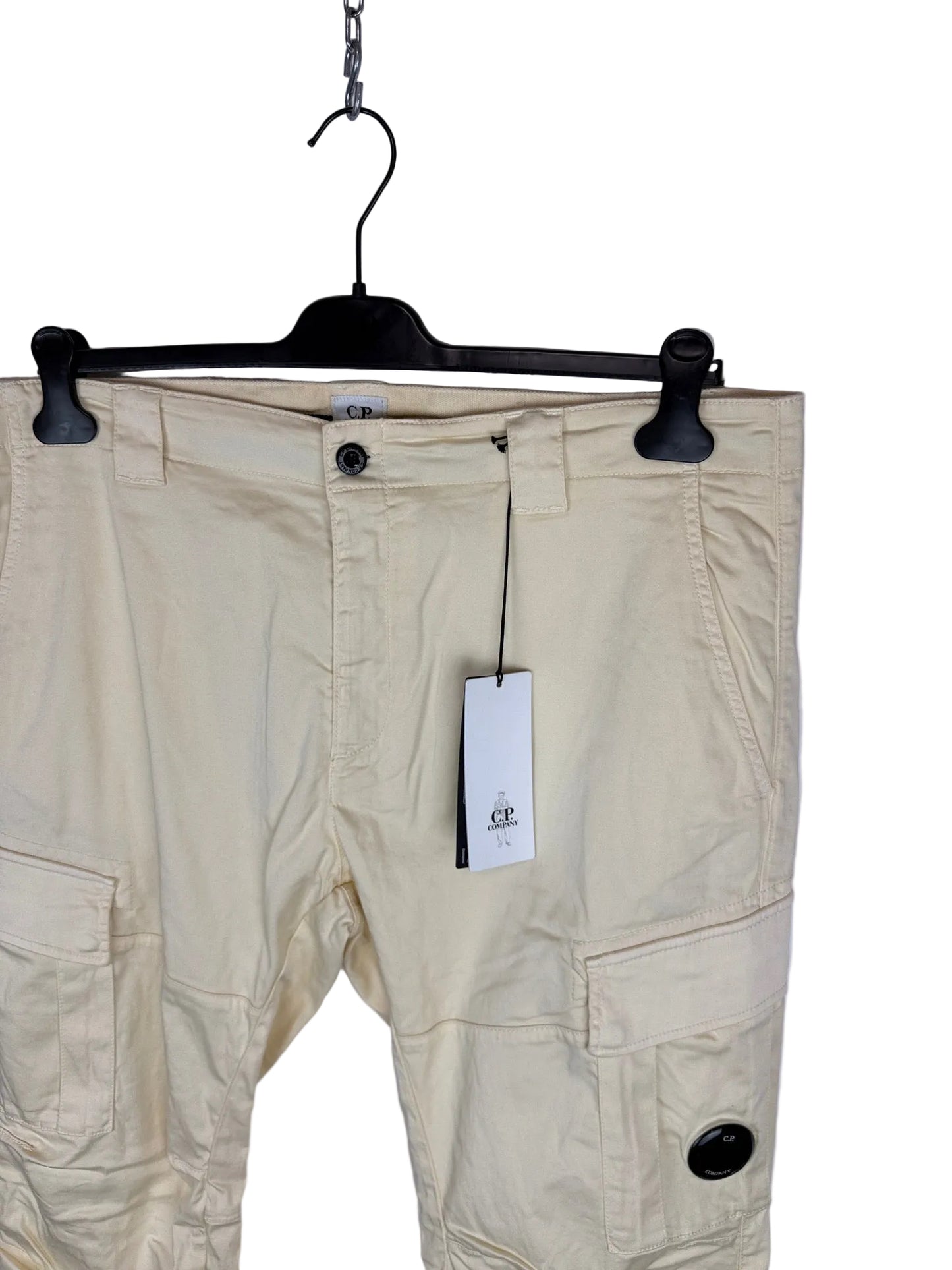 Pantaloni cargo bianco-panna C.P. Company (nuovi con cartellino) - Taglia W38