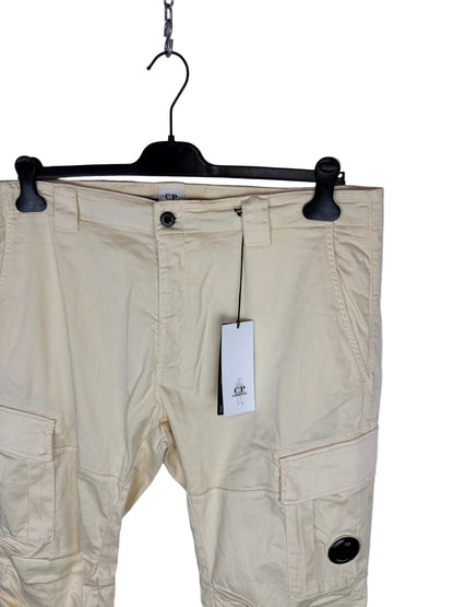 Pantaloni cargo bianco-panna C.P. Company (nuovi con cartellino) - Taglia W38