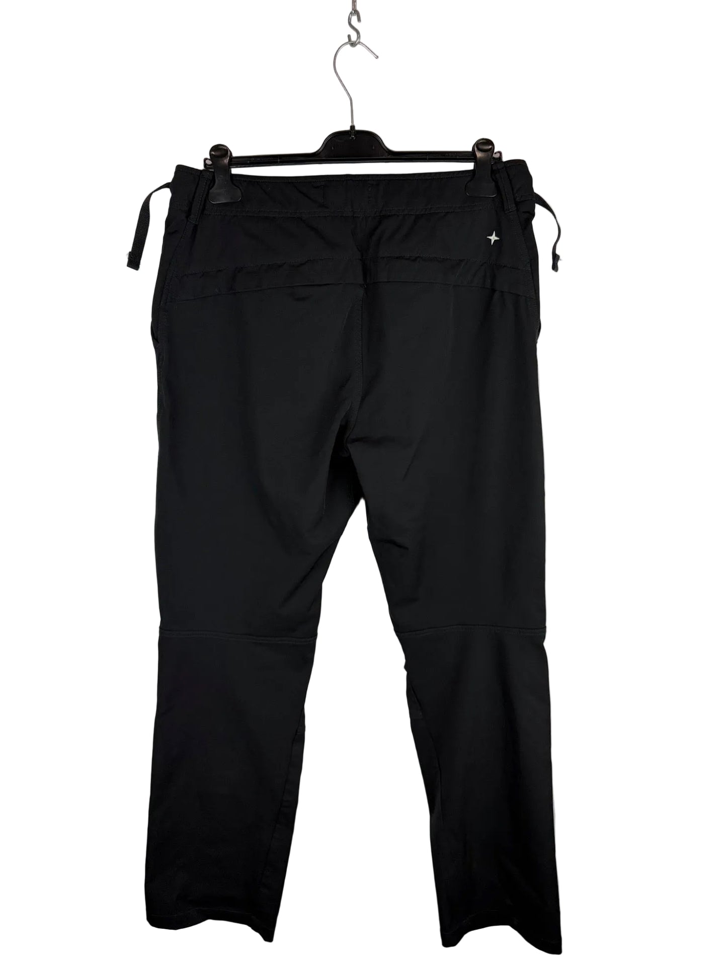 Pantaloni neri in nylon tecnico Soft Shell Stellina Stone Island - Taglia W32