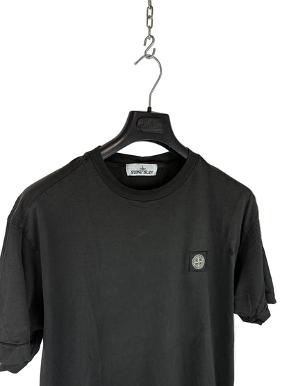 T-shirt nera Stone Island - Taglia L
