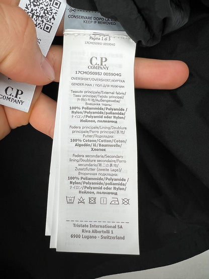 Giacca Chrome-R nera in nylon C.P. Company (nuova con cartellino) - Taglia XL