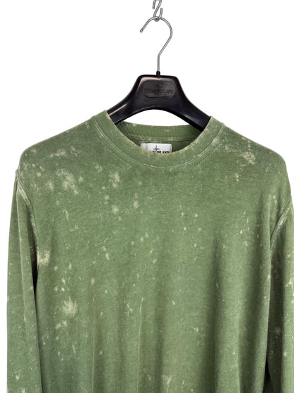 Green tie-dye Stone Island sweater - Size XL