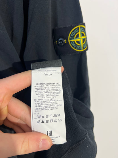 Felpa blu Stone Island con tasche con zip - Taglia XL