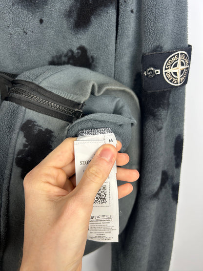 Felpa con zip e cappuccio Special Process Hand Painted Stone Island - Taglia M