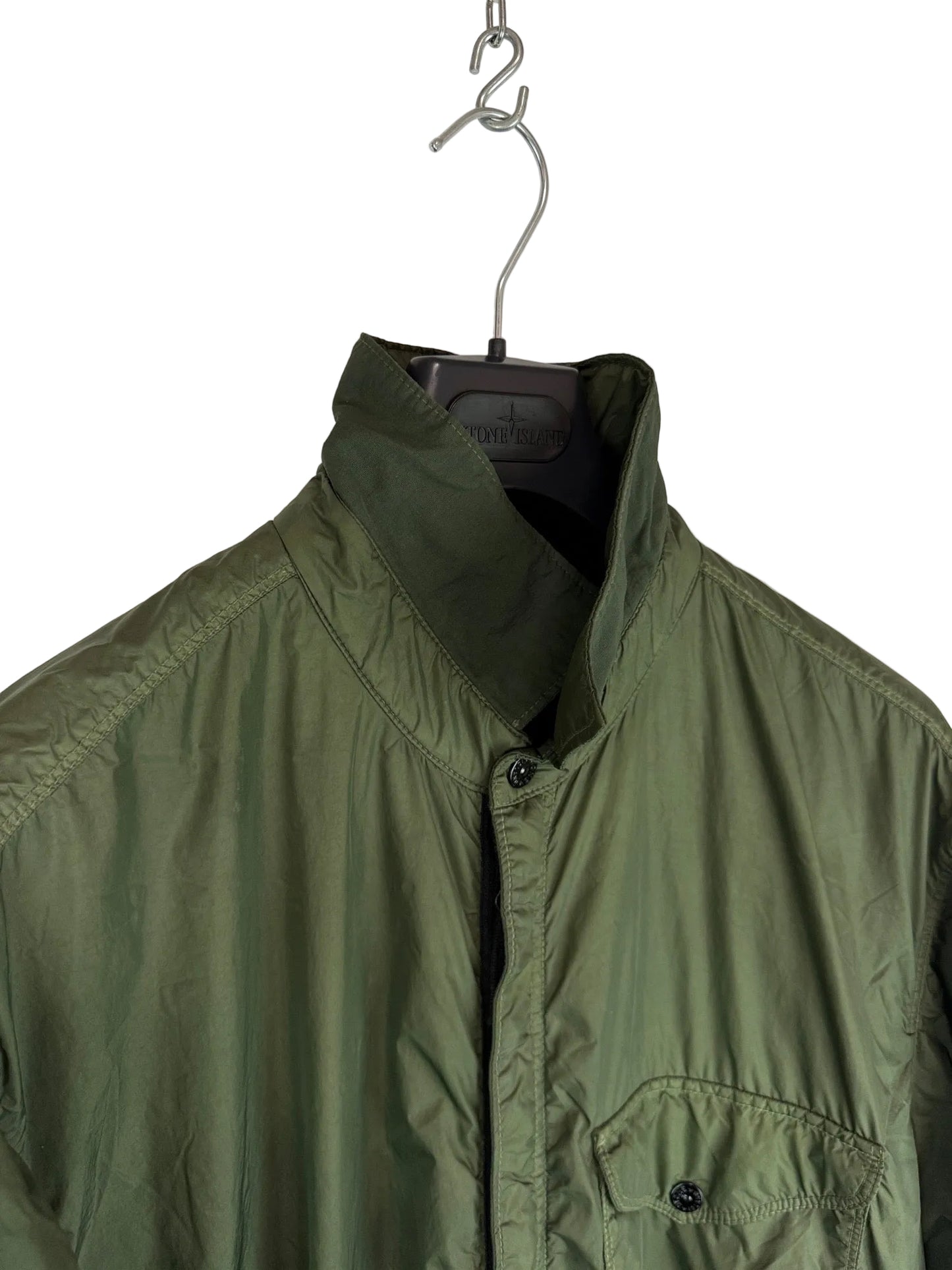 Giacca verde Garment Dyed Crinkle Reps R-NY with Primaloft-TC Stone Island - Taglia XXL