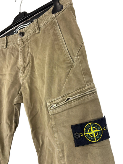 Pantaloni cargo beige skinny fit Stone Island - Taglia W32 - foto 4