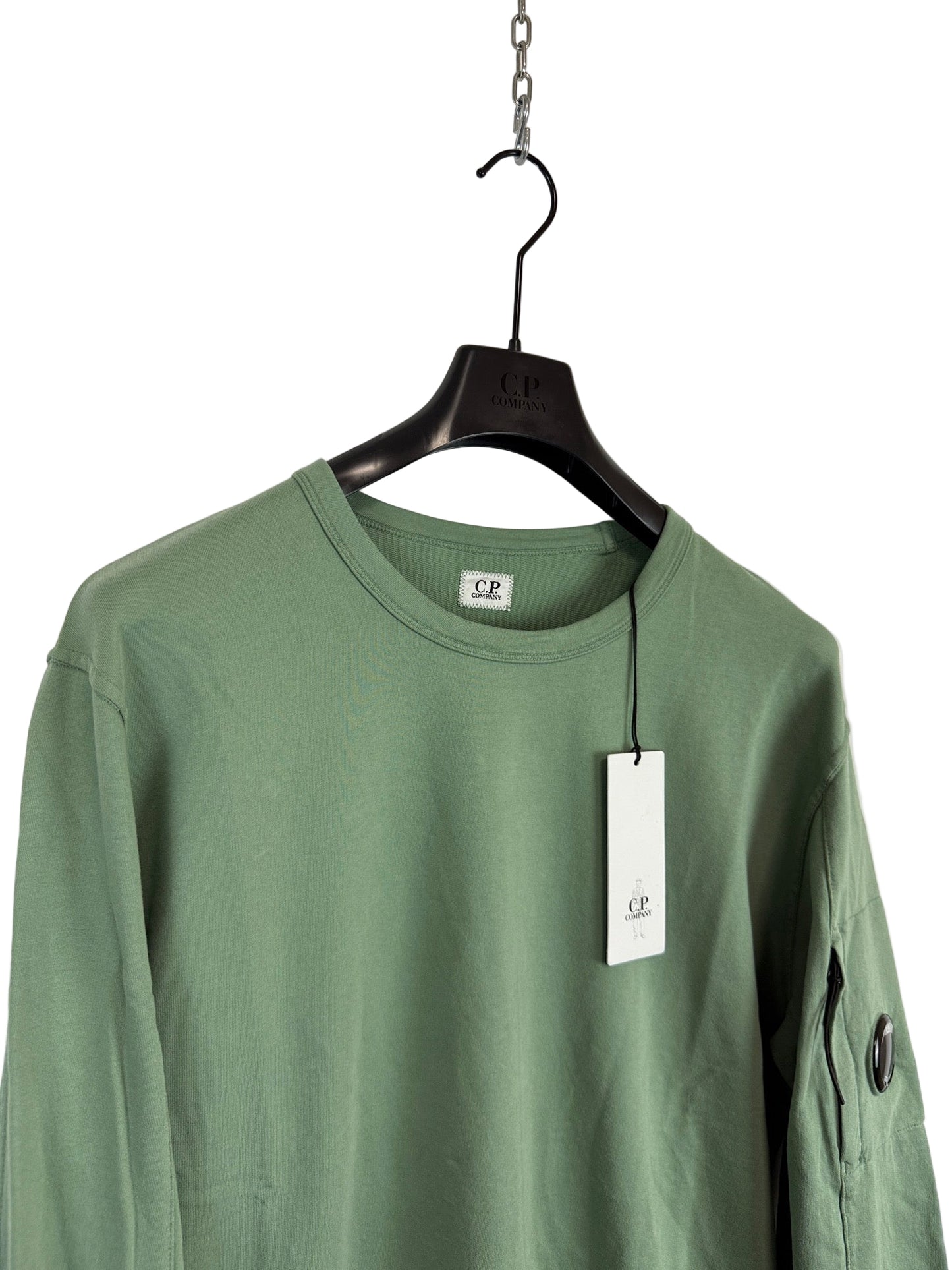Felpa verde C.P. Company (nuova con cartellino) - Taglia XL