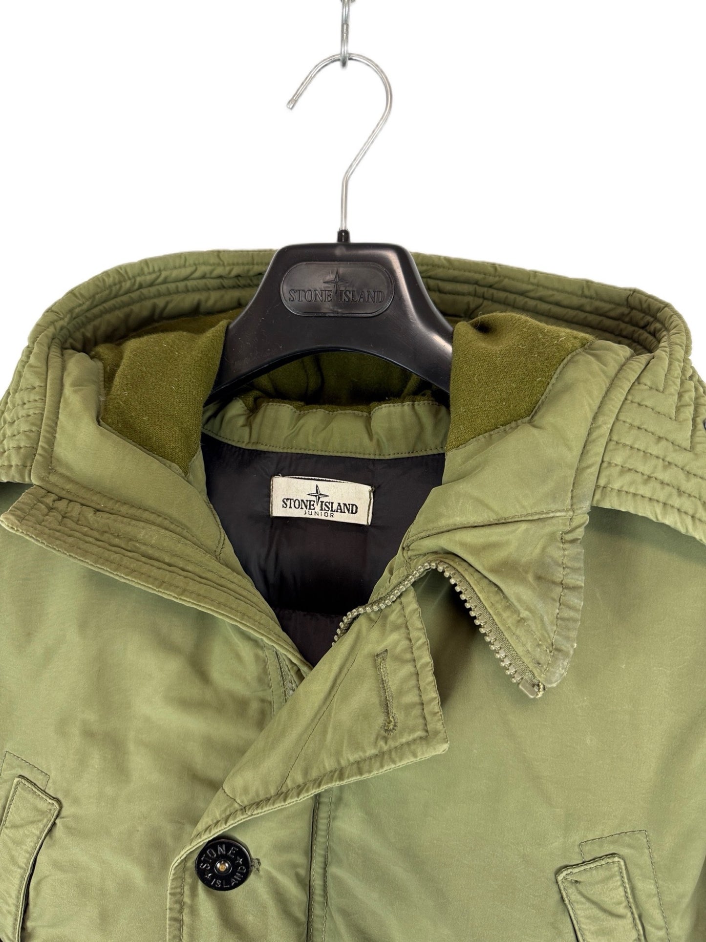 Cappotto verde imbottito Stone Island - Taglia Junior (14 anni, 165cm)