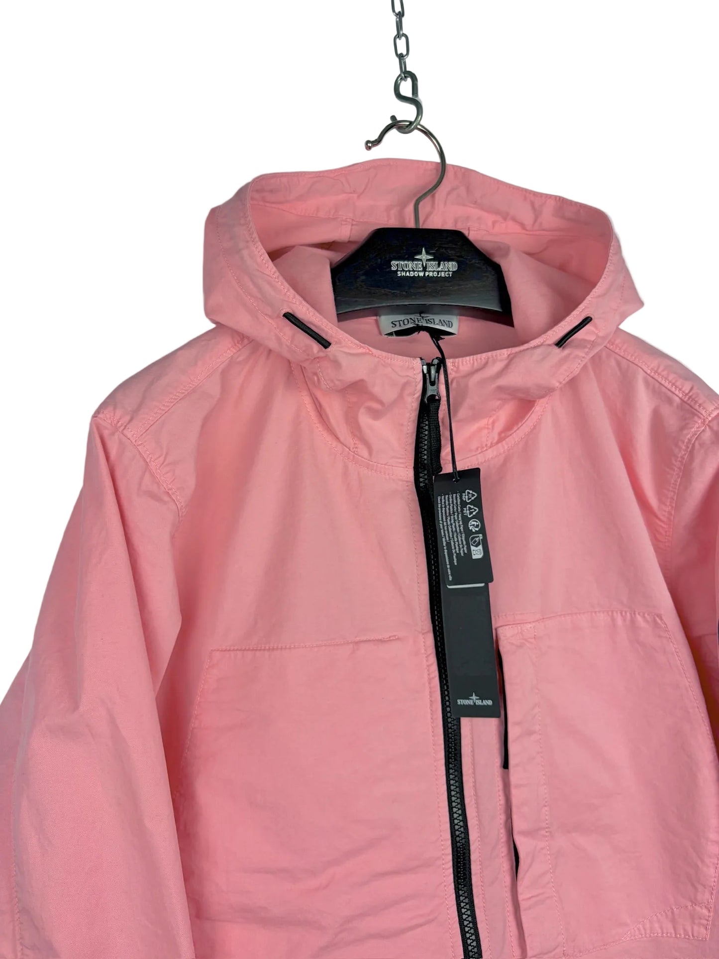 Giacca rosa Supima Cotton Twill Stretch-TC Stone Island (nuova con cartellino) - Taglia L