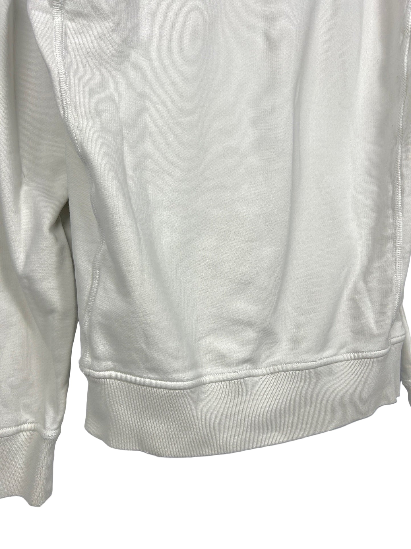 Felpa bianca con cappuccio Stone Island - Taglia M