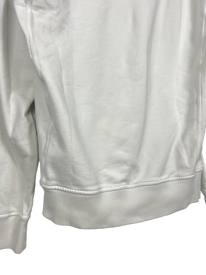 Felpa bianca con cappuccio Stone Island - Taglia M