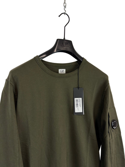 Felpa verde oliva C.P. Company (nuova con cartellino) - Taglia L