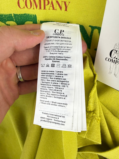 T-shirt verde C.P. Company (nuova con cartellino) - Taglia S