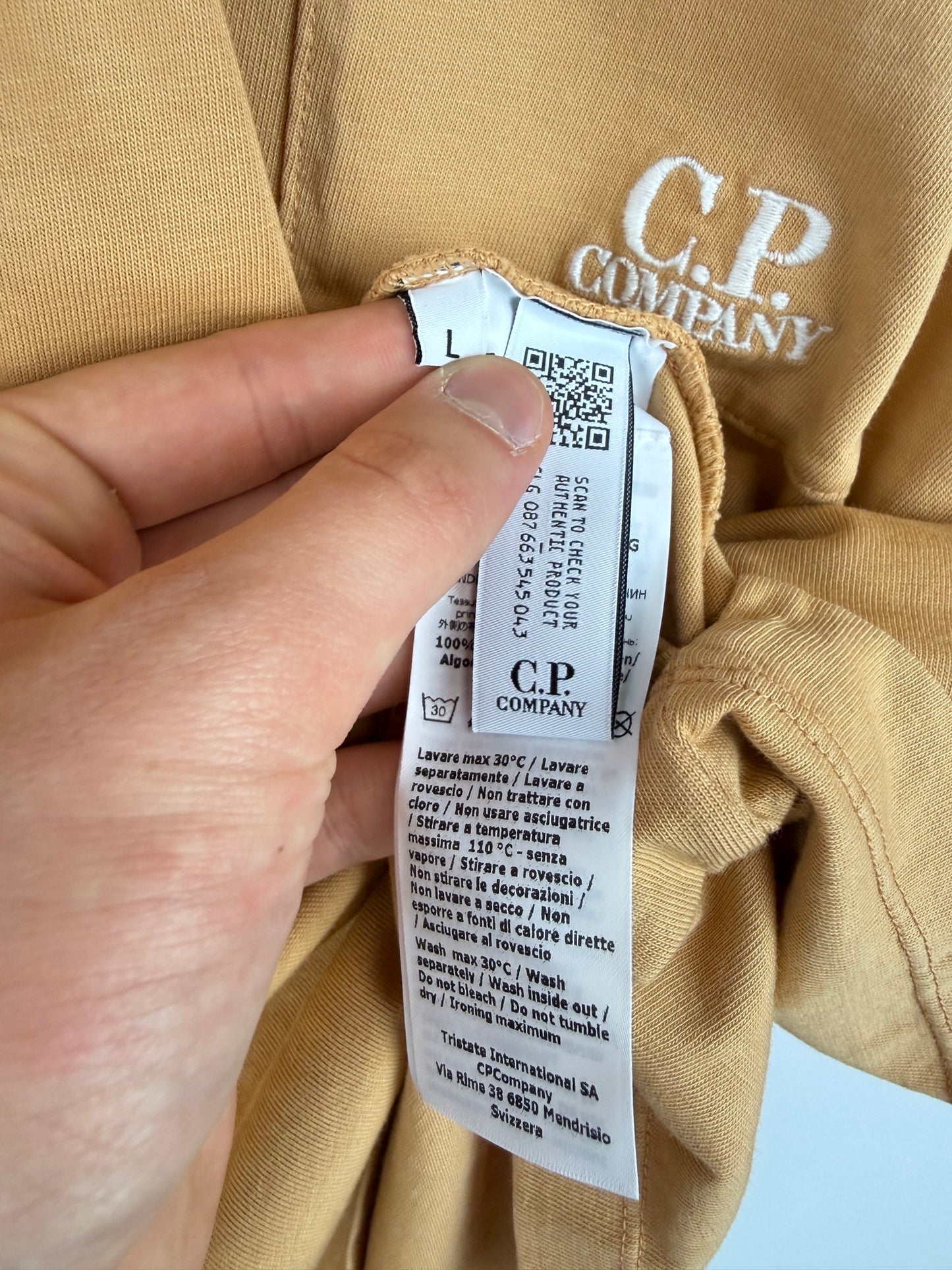 Polo arancione C.P. Company (nuova con cartellino) - Taglia L
