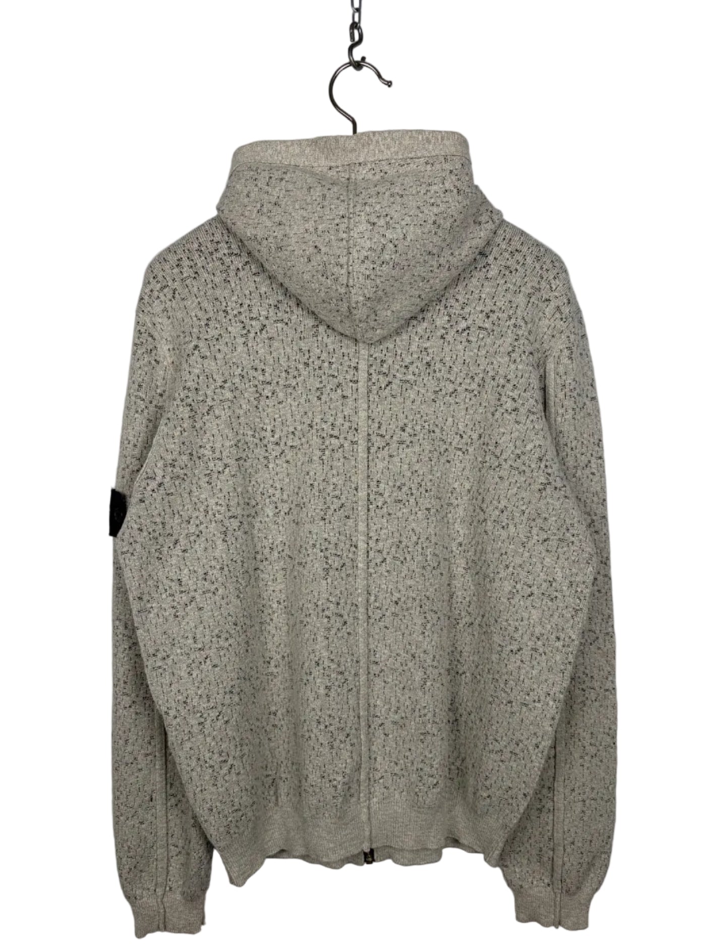 Felpa grigia con zip e cappuccio Stone Island Shadow Project - Taglia XL