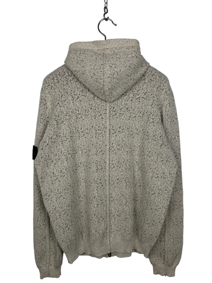 Felpa grigia con zip e cappuccio Stone Island Shadow Project - Taglia XL