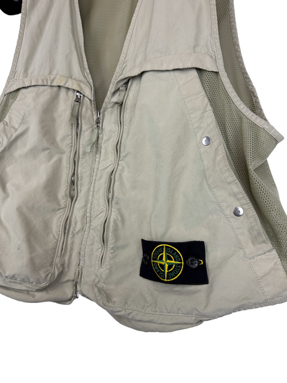 Giacca smanicato David Light-TC Poly Net Stone Island - Taglia M