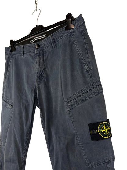 Pantaloni cargo blu navy Stone Island - Taglia W34