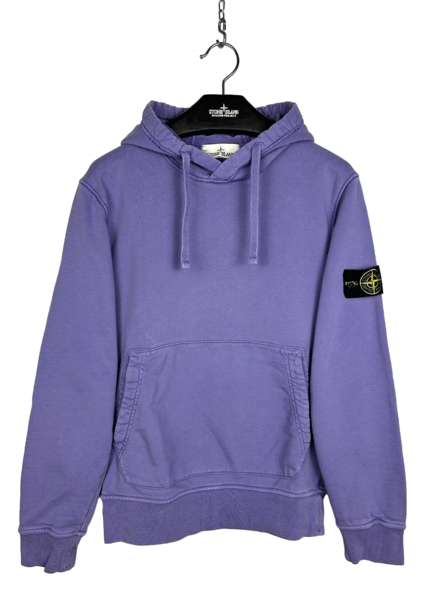 Felpa lilla con cappuccio Stone Island - Taglia M