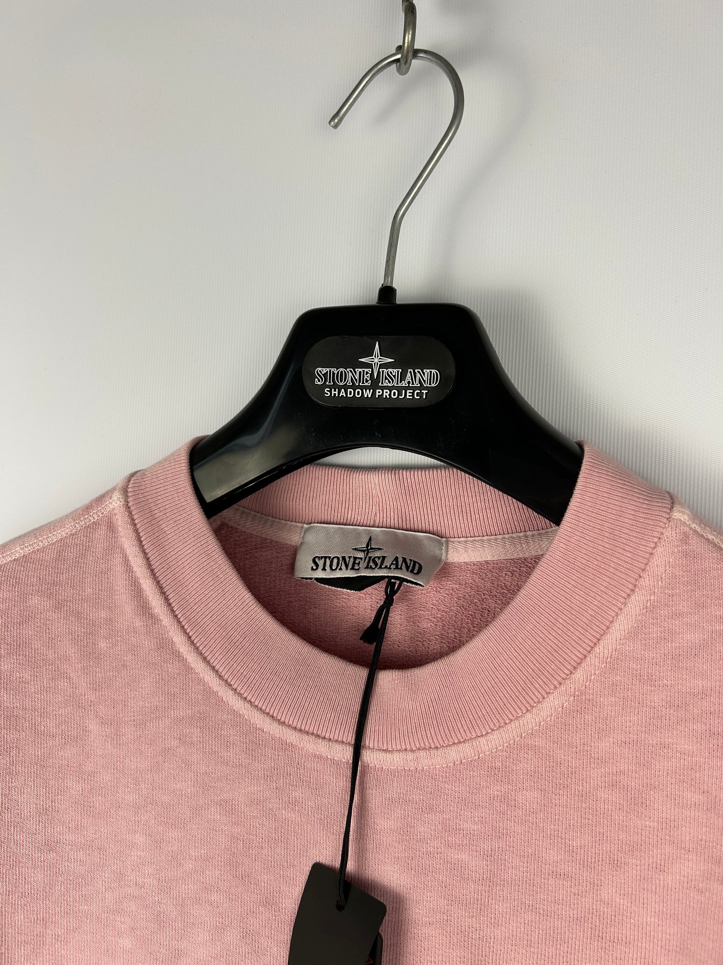 Felpa rosa Stone Island (nuova con cartellino) - Taglia L