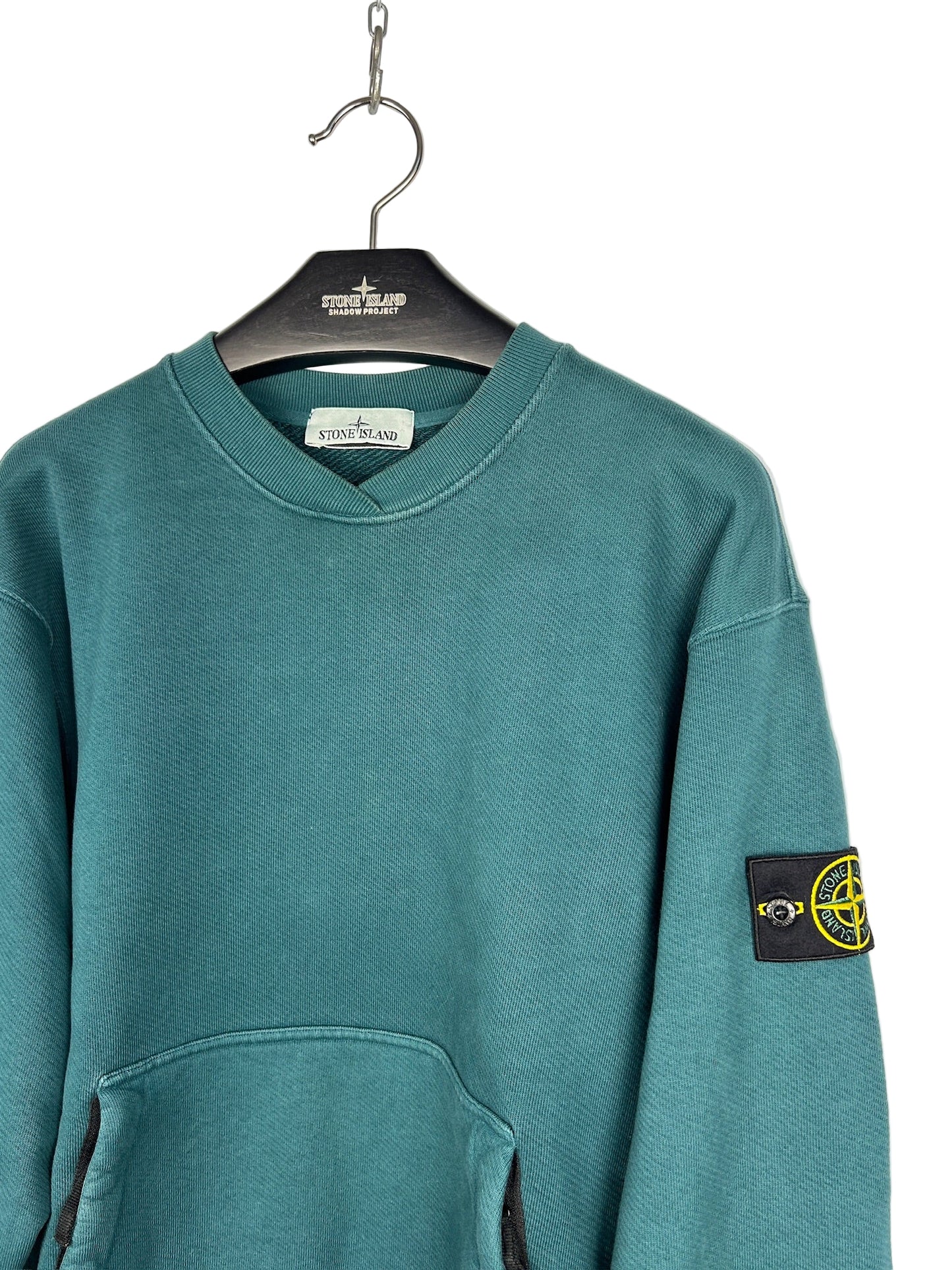 Felpa verde con tasche Stone Island - Taglia L